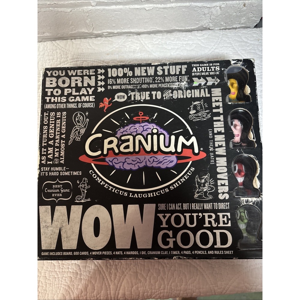 Open Box Cranium‎ Wow You're Good Board Game Never Used